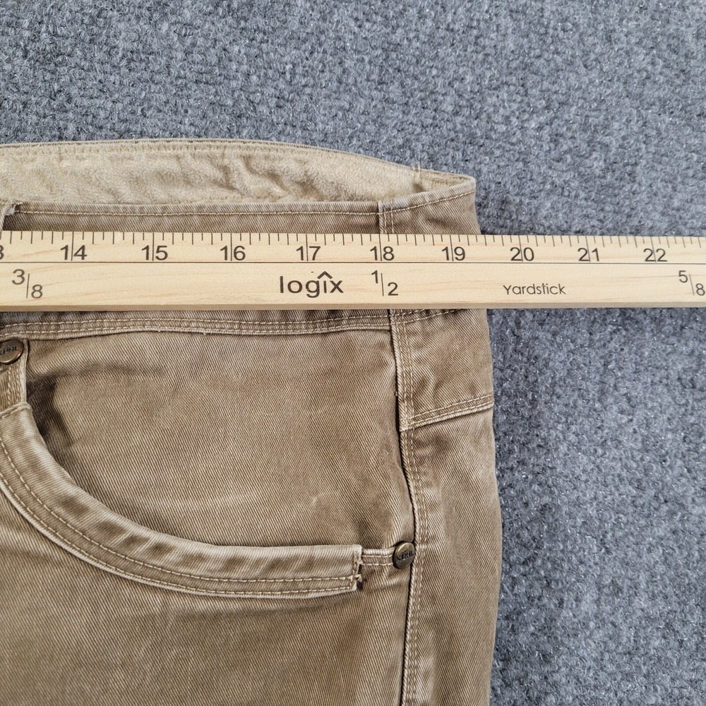 Kuhl Rydr Pants Mens 38x34 Khaki Green Vintage Patina Dye Stretch Style 5016 - Picture 7 of 10